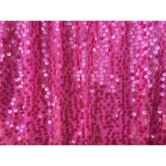 NWT $165 Aidan Mattox Pink Sequins Women Dress Size 8M Glamorous Luxury Barbie - Picture 8 of 15